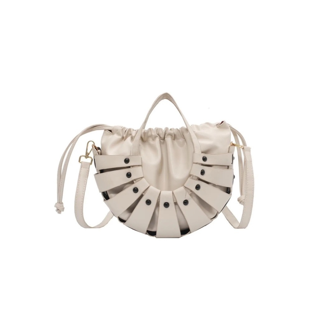 Moon Womens Woven Basket Bag - Picture 1 of 3